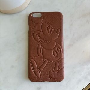 Disney Parks D- Tech Simulated Leather Mickey Mouse IPhone 6s Phone Skin Case